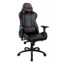 Компьютерное кресло (для геймеров) Arozzi Verona Signature Black PU - Red Logo