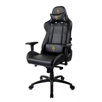 Компьютерное кресло (для геймеров) Arozzi Verona Signature Black PU - Gold Logo