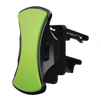 Автомобильный держатель липучка для смартфона Clingo car vent mount 07007, зеленый