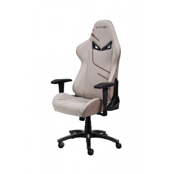 Премиум игровое кресло тканевое KARNOX HERO Genie Edition, коричневый
