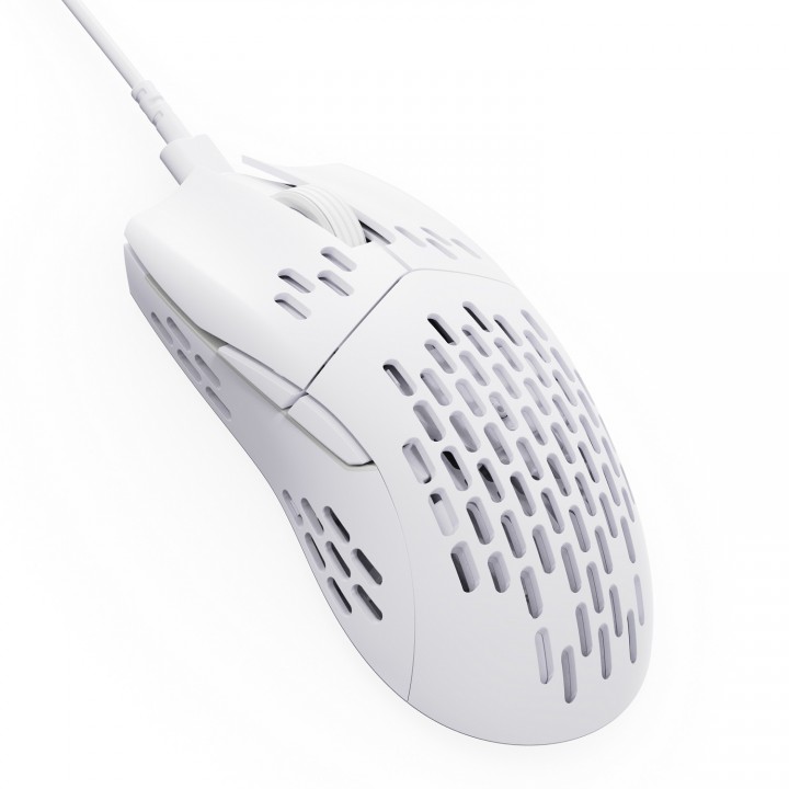 Ультралегкая компьютерная мышь Keychron M1, PixArt 3389,белый