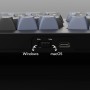 Механическая клавиатура QMK Keychron Q8 Alice-ANSI Knob, (68 кл.), RGB, Hot-Swap, Алюм.корпус, Barebone, черный