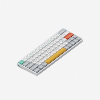 Беспроводная механическая клавиатура QMK Nuphy AIR60v2, 64 клавиши, RGB подсветка, Aloe Switch