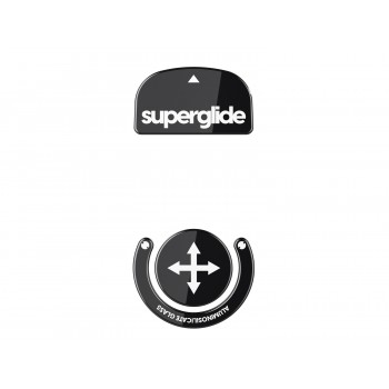 Стеклянные глайды (ножки) для мыши Superglide для Logitech GPro Superlight [Black]