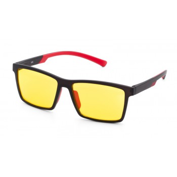 Очки для водителей SP Glasses AD089_BR, черно-красный